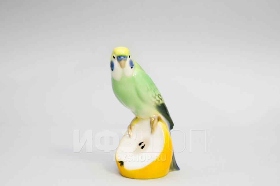 Волнистый попугайчик Кеша (высота 13 см)