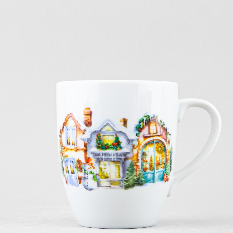 Кружка ф. Челси рис. Первый снег в Москве