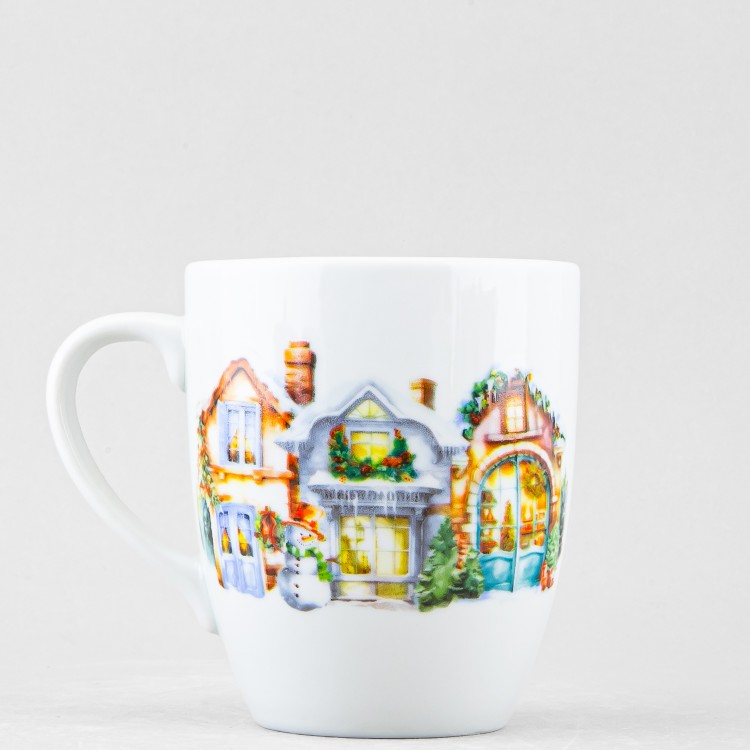 Кружка ф. Челси рис. Первый снег в Москве