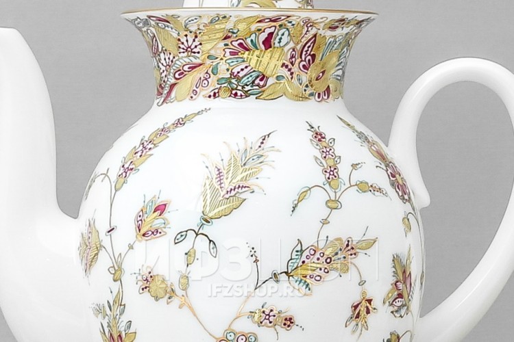 Сервиз кофейный ф. Классическая-2 рис. Золотые ветви, 8 предметов в Москве