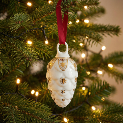 Елочная игрушка ф. Шишка рис. Рождество