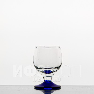 Набор из 6 рюмок 20 мл ф. 3109 серия 200/23 (кобальтовая ножка)
