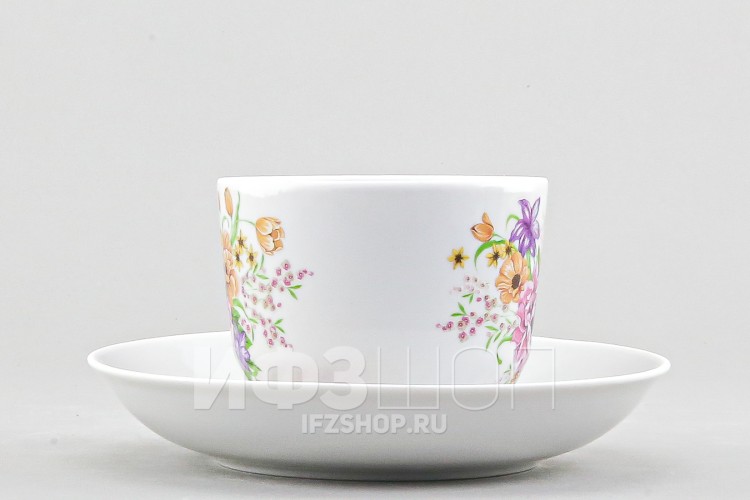 Чашка с блюдцем чайная ф. Кирмаш рис. Арина 
