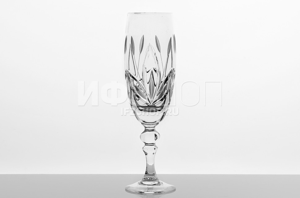 Набор из 6 бокалов для шампанского 200 мл ф. 6701 серия 900/42 (Камыши)