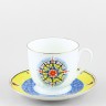 Чашка с блюдцем кофейная ф. Ландыш рис. Вега 