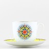 Чашка с блюдцем кофейная ф. Ландыш рис. Вега 
