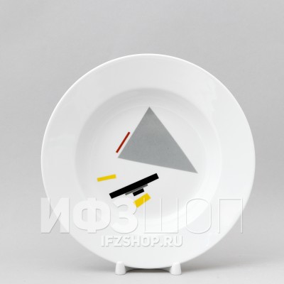 Тарелка глубокая 22 см ф. Глубокая рис. Супрематизм Суетина