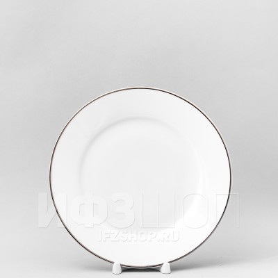 Тарелка плоская 16 см ф. Европейская рис. Отводка платиной