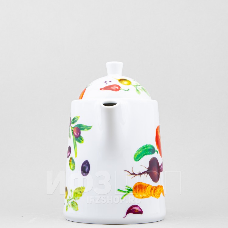 Чайник заварочный с подставкой для подогрева ф. Оптима рис. Мамина дача (микс) в Москве