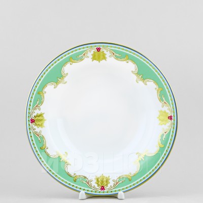 Тарелка глубокая 23 см ф. Стандартная рис. Аквамарин