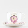 Чашка с блюдцем кофейная ф. Ландыш рис. Сердечное поздравление 