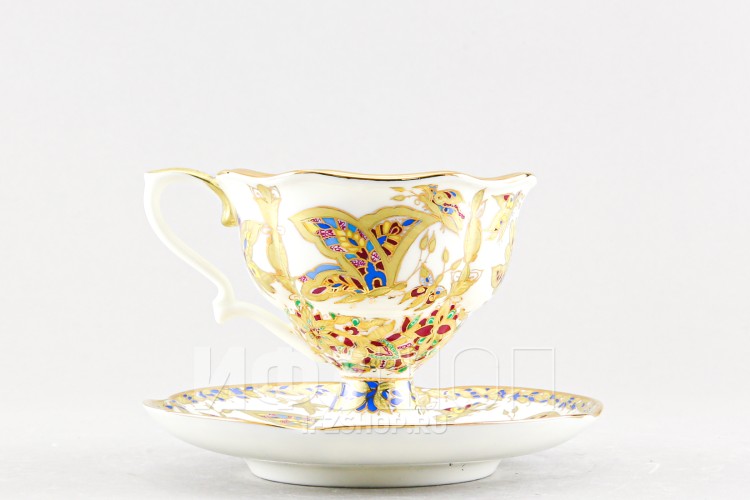 Чашка с блюдцем кофейная ф. Наташа рис. Фантастические бабочки 