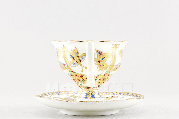 Чашка с блюдцем кофейная ф. Наташа рис. Фантастические бабочки 