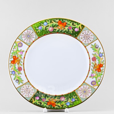 Тарелка плоская 27 см ф. Вега рис. Морозный январь