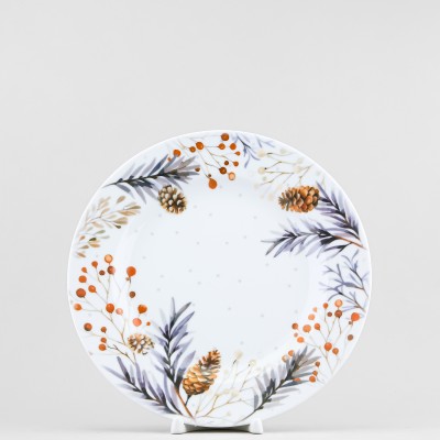 Тарелка плоская 24 см ф. Идиллия рис. Зима