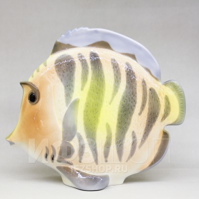 Рыба-диск большая Желтая (высота 18.5 см)