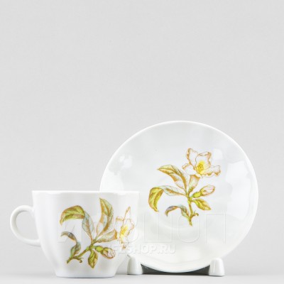 Чашка с блюдцем кофейная ф. Тюльпан рис. Гранаты