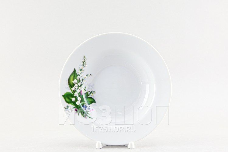 Тарелка глубокая 20 см ф. Идиллия рис. Ландыш 