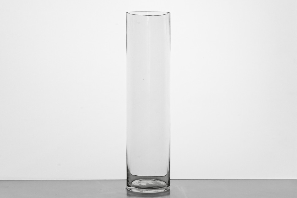 Ваза-цилиндр, диаметр 10 см, высота 40 см, форма 7856