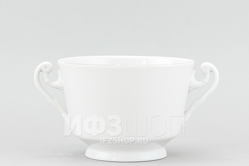 Чашка бульонная ф. Александрия рис. Белый