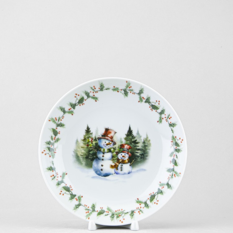 Тарелка глубокая 20.5 см ф. Универсал рис. Первый снег в Москве