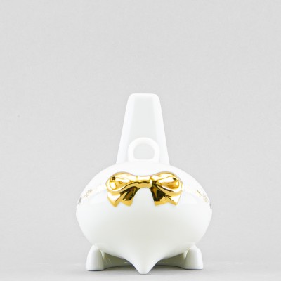 Елочная игрушка ф. Луковица рис. Золотой бант