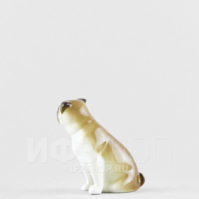 Мопс сидящий Мики (высота 7 см)