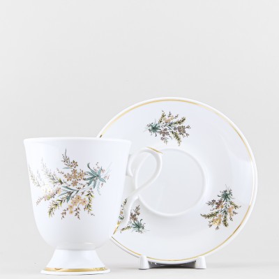 Бокал с блюдцем 530 мл ф. Классический рис. Нина