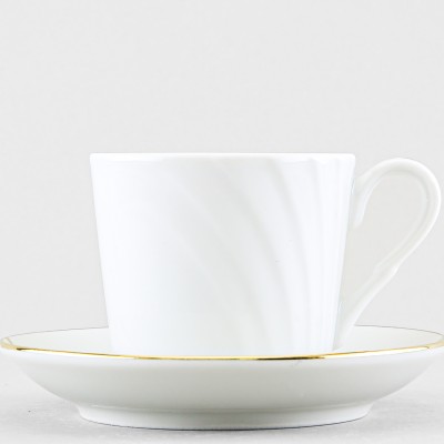 Чашка с блюдцем чайная ф. Голубка рис. Бомонд