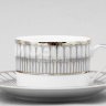 Чашка с блюдцем чайная ф. Серые пассажи / Arcades Gris