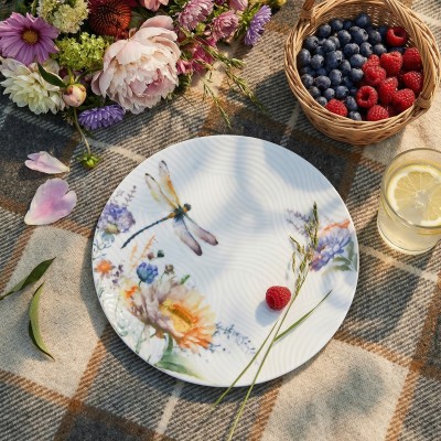 Тарелка плоская 24 см ф. Универсал рис. Август