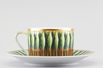 Чашка с блюдцем чайная рис. Сад Флоренции / Jardin de Florence