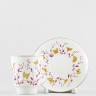 Чашка с блюдцем кофейная ф. Майская рис. Розовые веточки в Москве
