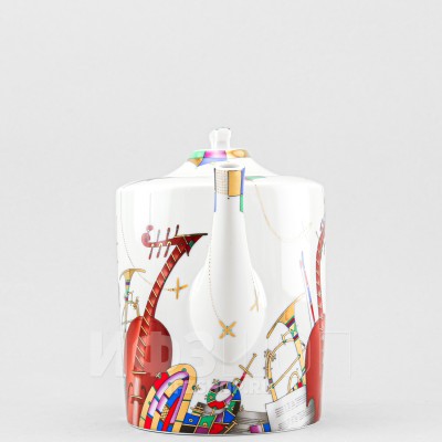 Чайник заварочный ф. Гербовая 1000 мл рис. Музыкальные инструменты