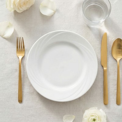 Тарелка плоская 17.5 см ф. Голубка рис. Белый