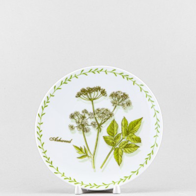 Тарелка плоская 20 см ф. Универсал рис. Ботаника, Сныть