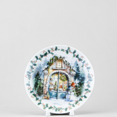 Тарелка плоская 17.5 см ф. Универсал рис. Первый снег