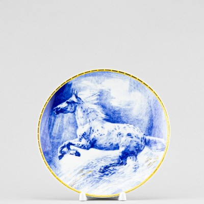 Декоративная тарелка 19.5 см рис. Алмаз