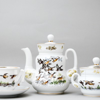 Сервиз чайный ф. Сударыня рис. Летят утки, 14 предметов