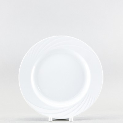 Тарелка плоская 24 см ф. Голубка рис. Белый