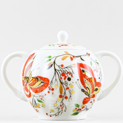 Сахарница ф. Тюльпан рис. Бабочки