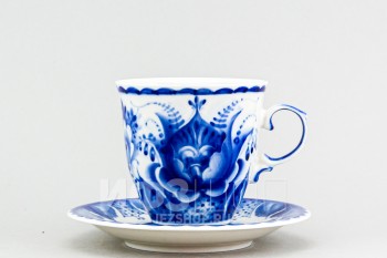 Чашка с блюдцем чайная ф. Чародейка рис. Авторский