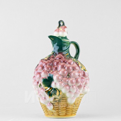 Графин ф. Виноград в корзине Розовый мускат