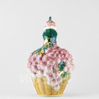 Графин ф. Виноград в корзине Розовый мускат