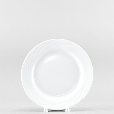 Тарелка плоская 20 см ф. Голубка рис. Белый