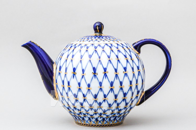 Сервиз чайный ф. Тюльпан рис. Кобальтовая сетка, 20 предметов в Москве