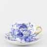 Чашка с блюдцем чайная ф. Шатровая рис. Поющий сад в Москве