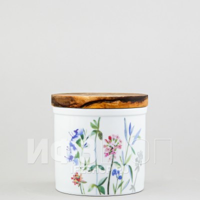 Банка ф. Стандартная малая рис. Травы №1