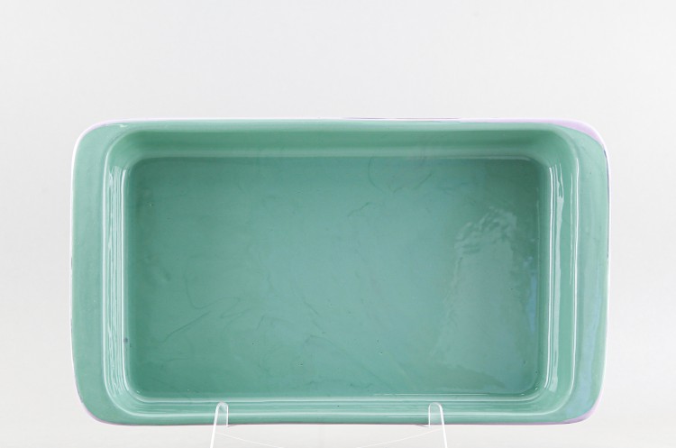 Форма для запекания прямоугольная 32.5 х 18.5 см рис. Лаванда 