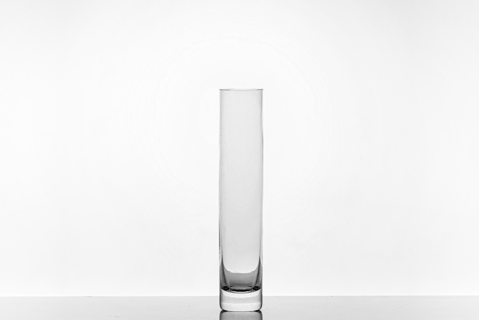 Ваза-цилиндр, диаметр 5 см, высота 25 см, форма 7672